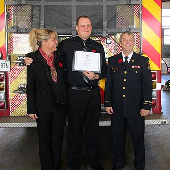 CFFF scholarship award presented to Michael Gray