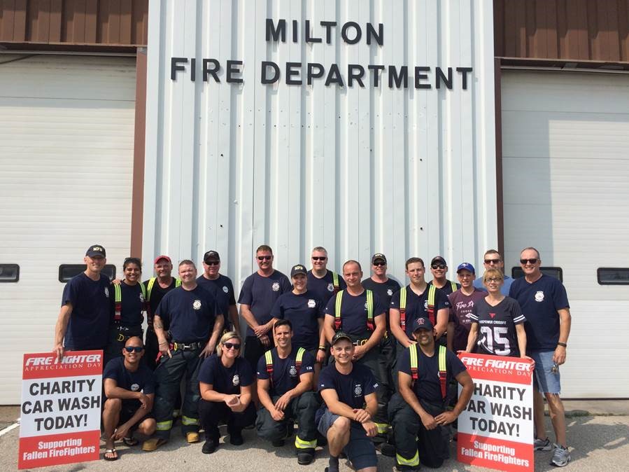 Milton Firefighters Support the CFFF