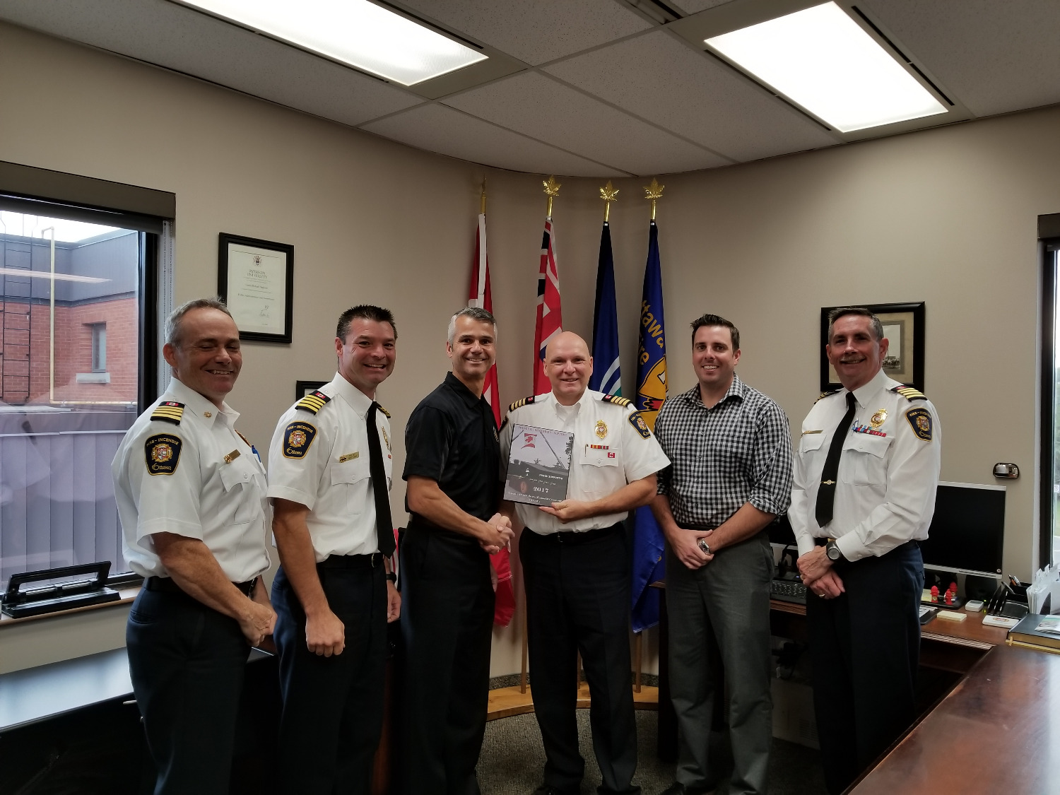 CFFF Recognizes Ottawa Fire Service for their Support