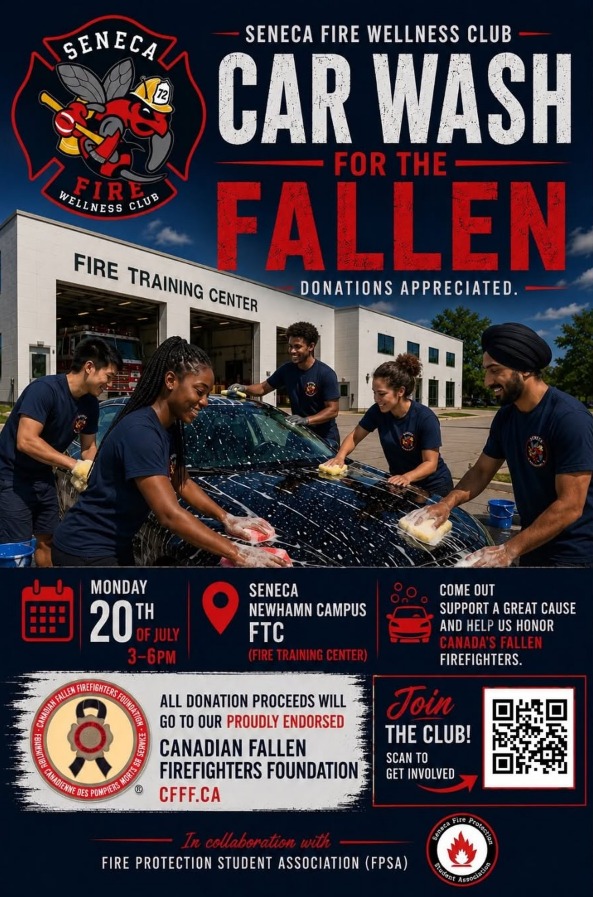 Seneca College Car Wash for the Fallen